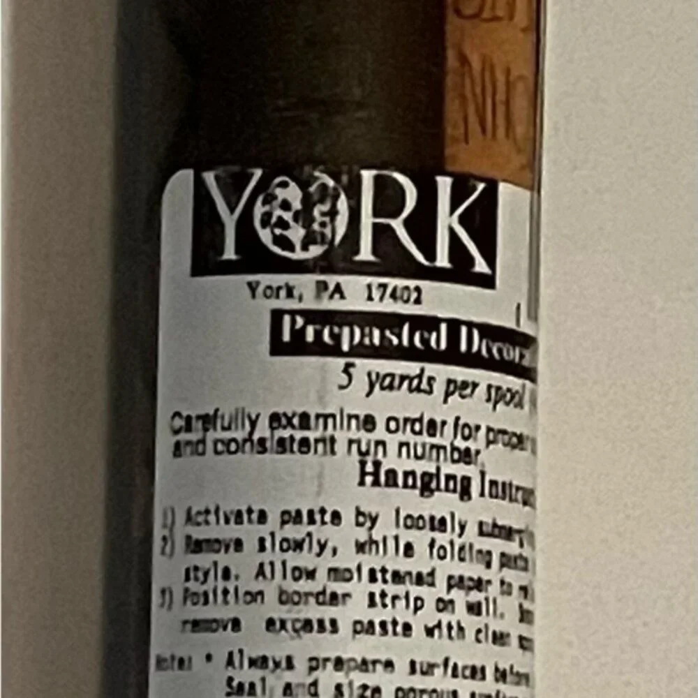 Vintage Antique Book Spine prepasted decorative borders by York